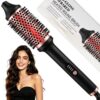NONK 1.75" Infrared Thermal Round Brush, Anti-Frizz Curling Iron