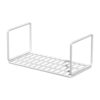 NonMiFyR Under Sink Organizers Cabinet Basket Organizer Sturdy Counter Shelf Organizer Spice Seasoning Rack for Shower Household, S White