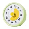 NonMiFyR Visual Timer Clock Cooking Timer Timer Alarm Timer with No Ticking and Dial Suitable for Child Training, Green