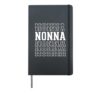 Nonna Funny Layered Text Mother's Day Grandma Hardcover Journal, Black