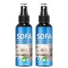 No‑Rinse Fabric Cleaner Spray,Sofa Renovation Spray,Fabric Cleaner For Furniture, for Sofas, Carpets & Upholstery，2PCS