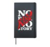 No Risk No Story Empowerment Words Hardcover Journal, Black