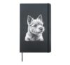 Norwich Terrier Design For Men Women Kids Dog Puppy Terrier Hardcover Journal, Black