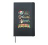 Nothing Beats Kindergarten Christmas Teacher Student Rock Hardcover Journal, Black