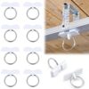Novabright 10 Pack Magnetic Hooks, 5 lb Strong Ceiling Hooks White