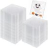 Novabright 80 Pieces 5 mm Large Square Fuse Bead Boards Plastic Clear Pegboards Kits Template Beading Supplies for Craft Projects