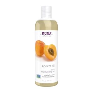 NOW Foods Solutions, Apricot Kernel Oil, Hair Moisturizer, Rejuvenating Skin Oil, Softens Fine Lines, 16-Ounce (Pack of 12)