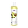 Now Foods Solutions, Avocado Oil, 100% Pure Moisturizing Oil, Nutrient Rich and Hydrating, 16-Ounce (Pack of 12)