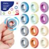 NPPN Fidget Rings for Kids, 36 Pack (Morandi)
