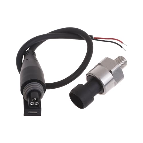 NPT1 / 8" Pressure Sensor Transducer Transmitter Sender Compatible for Water Oil Environmental Accessories Stainless Steel Pressure Sensor Environmental Processing Chippressure