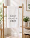 NSHIFMO Funny Kitchen Towels Decor, Sarcastic Gifts for Cooks Chefs