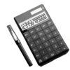 NSUQOA 12 Digit Desktop Calculator Large Big Buttons Financial Business Accounting Tool Solar Power(A)