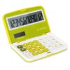 NSUQOA 12 Digits Solar Folding Mini Calculator Power Office Electronic Handheld Pockets(D)
