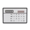 NSUQOA 8 Digit Thin Solar Power Calculator with Touch Screen Credit Card Design Portable Mini for Business School(D)