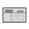 NSUQOA 8 Digit Thin Solar Power Calculator with Touch Screen Credit Card Design Portable Mini for Business School(D)