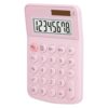 NSUQOA Calculator Student Exam Portable Computer Solar Candy Color(OneColor)