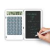 NSUQOA Calculator Writing Tablet Portable Smart Graphics Handwriting Pad Board Drawing Paperless with Rechargeable(Black)