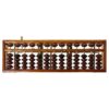 NSUQOA Portable Chinese 13 Digits Column Abacus Arithmetic Calculating Counting Math Learning Tool School Office Use