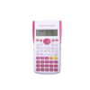 NSUQOA Portable Multifunctional Calculator Calculadora Cientifica for Mathematics Teaching Students Function Display(White-Dinosaur Doodle4)