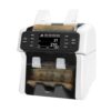 NUCOUN VS-75 Bill Counter Machine Mixed Denomination,Money Counter Machine with Reject Pocket,Counterfeit Detection 2 CIS/UV/MG/IR,Multi Currency Bill Sorter,Value Count,Serial Number Read,Print&Sort