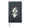 Number 6 Matching 67 Meme Christmas 6 7 Xmas Men Women Kids Hardcover Journal, Black