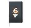 Number 6 Matching 67 Meme Thanksgiving 6 7 Men Women Kids Hardcover Journal, Black