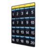 Numbered 20 Pockets Chart Hanging Wall Door Storage Organizer