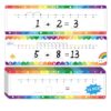 Number Line Dry Erase Boards, 15 Pcs Double Sided Erasable Math Whiteboard, 0-10/0-20 Numberline 13.8"x4" Math Manipulatives for Student Teacher Classroom Must Haves Homeschool Kindergarten Supplies