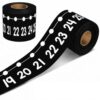 Number Line for Classroom Wall -20 to 120 Bulletin Board Border for Classroom Wall Decoration 32.5ft 1 Roll Math Classes Decor (Blackwhite)