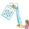 Number Puzzle Keychain Brain Teasers Toy, Tangram Jigsaw Intelligence