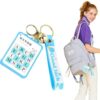 Number Puzzle Keychain Brain Teasers Toy Tangram Jigsaw Intelligence Game
