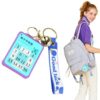 Number Puzzle Keychain Brain Teasers Toy Tangram Jigsaw Intelligence Game