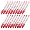 NUOBESTY 20pcs Red Dry Erase Marker Set with 0.5mm Ultra Fine Tip