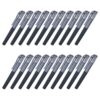 NUOBESTY 50pcs Pocket Size 0.5mm Fine Point Black Gel Ink Pens