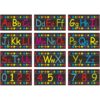 NUOBESTY Alphabet and Numbers Wall Decal Set for Room Pvc