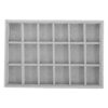 NUOBESTY Velvet Jewelry Organizer Tray 18 Grid Display Holder