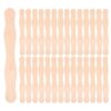 NUOBESTY Wavy Wooden Fan Handles Convenient for Crafting for Wedding Programs 8 Inch 70pcs Khaki Wood Sticks and Paint Mixing and DIY Craft Projects for Festive Celebrations and Classroom