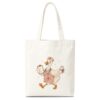 Nurse Goose Canvas Tote Bag for Women, Large Capacity Shoulder Handbag