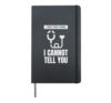 Nurse Twelve Hour Handover Retired Night Shift Ward Nurse Hardcover Journal, Black