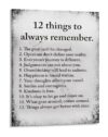 NVVEYDYQQ Professional Office Decor Success Mindset Motivational Poster 12 Key Rules Canvas Wall-Art Print(Unframed,16x24inch(40x60cm))
