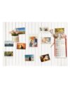 Nysunten 20x28 inches Large Felt Bulletin Board 0.35in Thicker, Cork Board with Safe Removable Nano Self-Adhesive Tabs, Wall Felt Board for Bedrooms, Living Rooms, Offices, Flower Shops - White