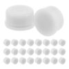 OATIPHO 45pcs Garden Windmill Insert Ball Bearings for DIY Craft Pinwheels with Smooth Spinning Action and Easy Installation White Plastic and Iron Windmill Shaft Accessories