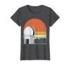 Observatory with Retro Sunset T-Shirt, Women, Dark Heather Grey, XX-Large