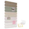 OceanBreezy Felt Bulletin Board Strips 10Pcs 13"x2",Small Cork Strips