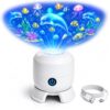Ocean Wave Projector Night Light 360° Rotating LED Lamp (Ocean)