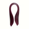 ODETOJOY Quilling Paper Strips Burgundy 3mm 5mm 10mm Quill Strip Claret Rolled Paper Filigree Strip Crimson Curled Scroll Coil Paper Strip-21inch 120pcs/bag (5mm-0.2inch)