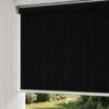 ODIJOO Custom Size Blackout Cordless Roller Shades for Windows Free-Stop