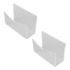 OEBUAFI Acrylic Mail Holder for Desk, Clear Letter with 2.5 Inch Wide Slot