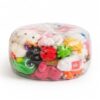 OEEHKC Clear Stuffed Animal Bean Bag Chair