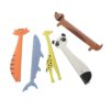 of 5 Transparent Animal Rulers Educational Tool for Students Classroom Supplies Shatterproof Acrylic Animal Rulers Transparent Shape Acrylic